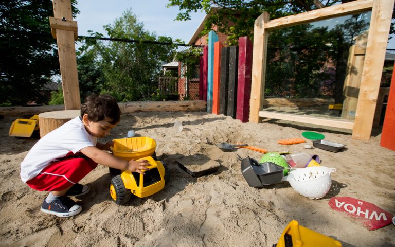 sand play day care playground