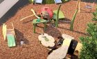 bug playground sculpture natural