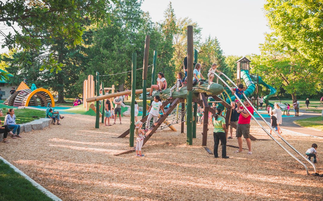 natural playground imaginative play ontario park play space