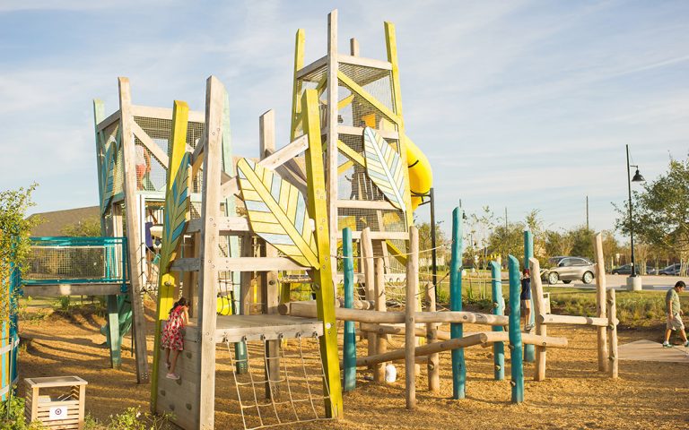 custom giant wood tower playground