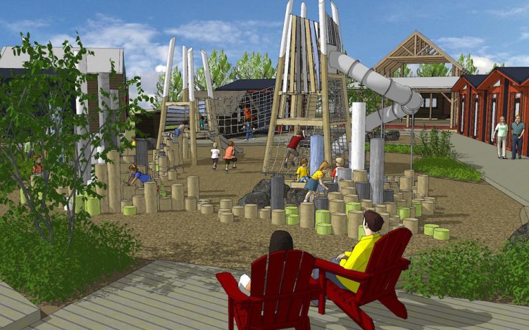 mountain tower playground design