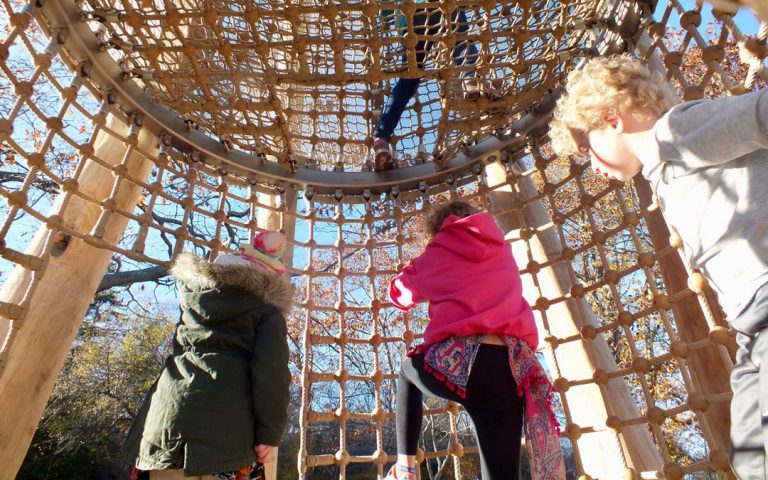 dingle tower playground climbing active play