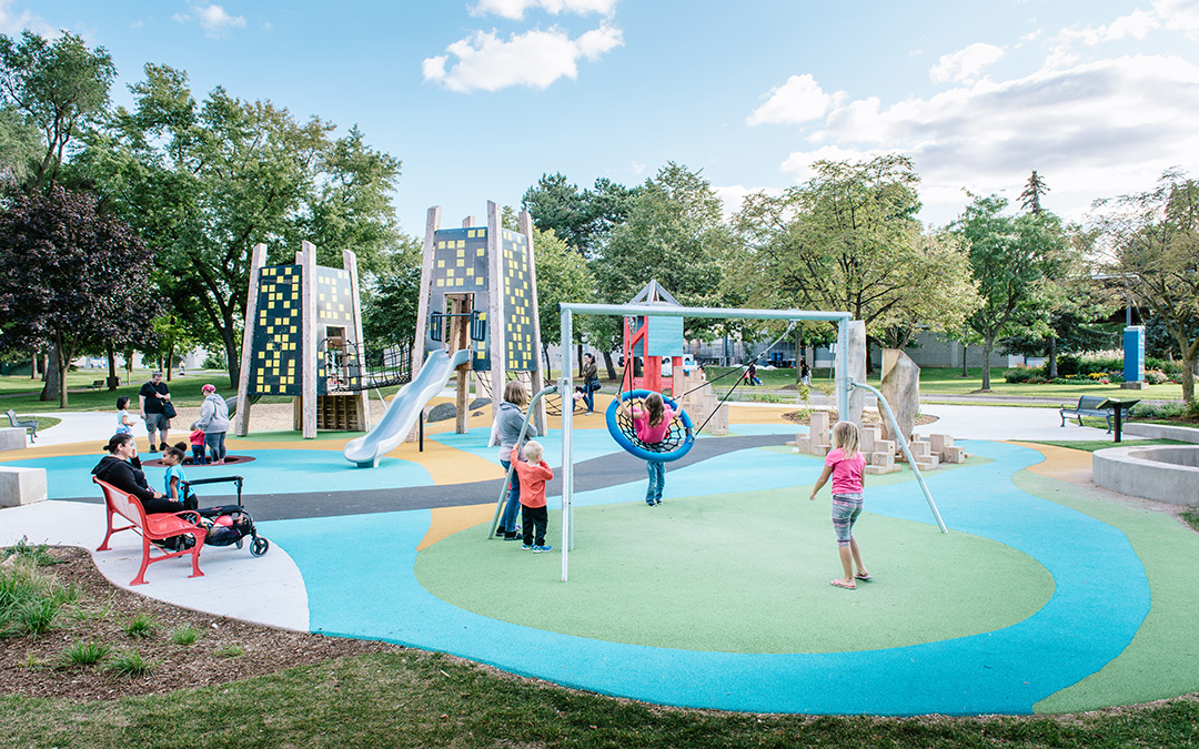 Jaycee Park Mississauga themed playground