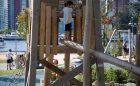 creekside park vancouver playground natural tower