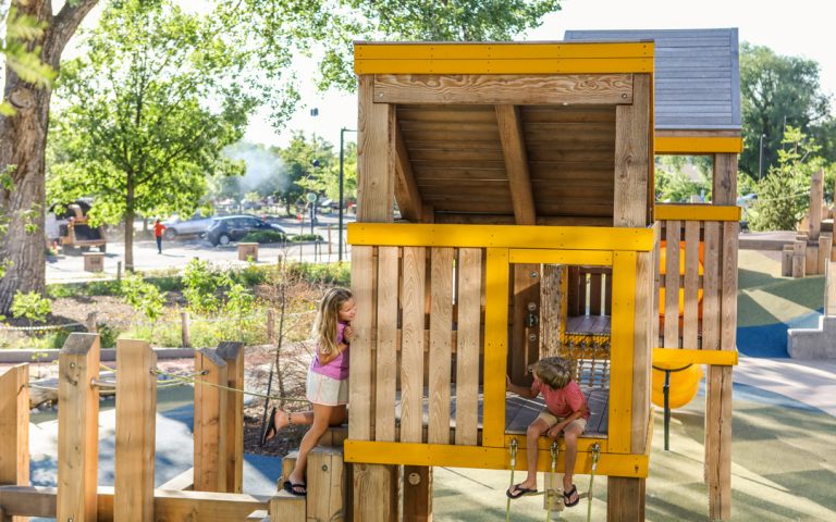 natural playspace inclusive wood playground
