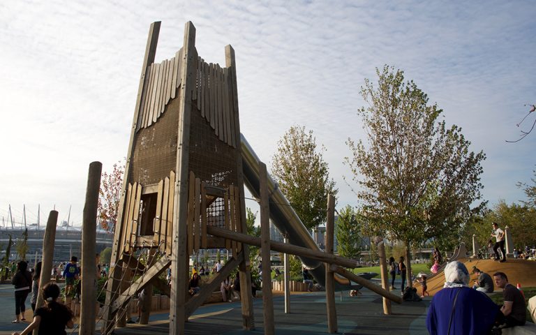 vancouver playground timber tower adventure play