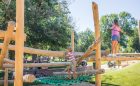 Colorado natural playground washington park logs nets