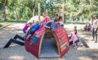washington park ladybug sculpture kids climbing adventure