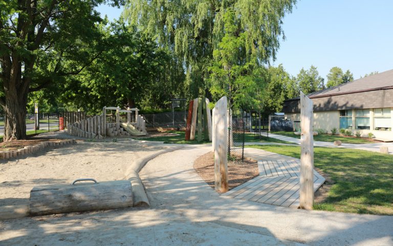 playground pathway natural custom sand