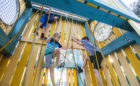 marine themed destination playground lifeguard tower ropes climbing