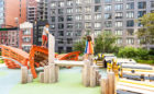 Brooklyn New York custom playground design build balance timber structures