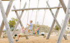 Presidio Tunnel Tops Bowline swing giant rope wood playground
