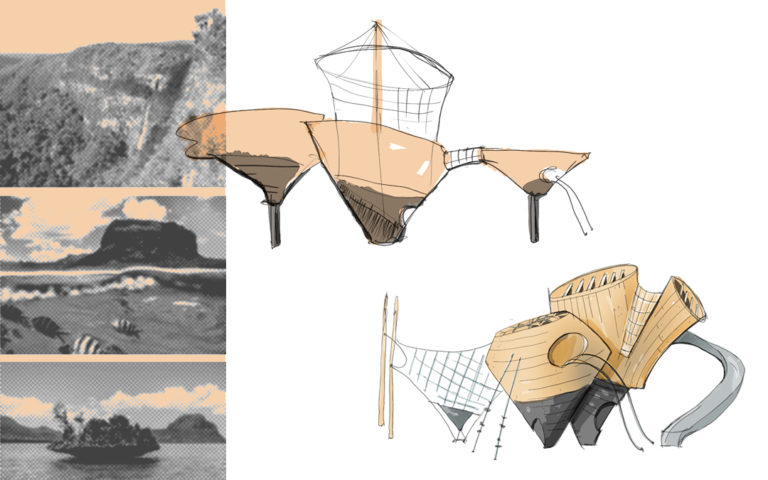 Project Cybele playground concept Mauritius island
