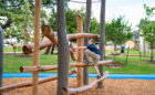 natural wood playground texas robinia log climber high challenge non prescriptive