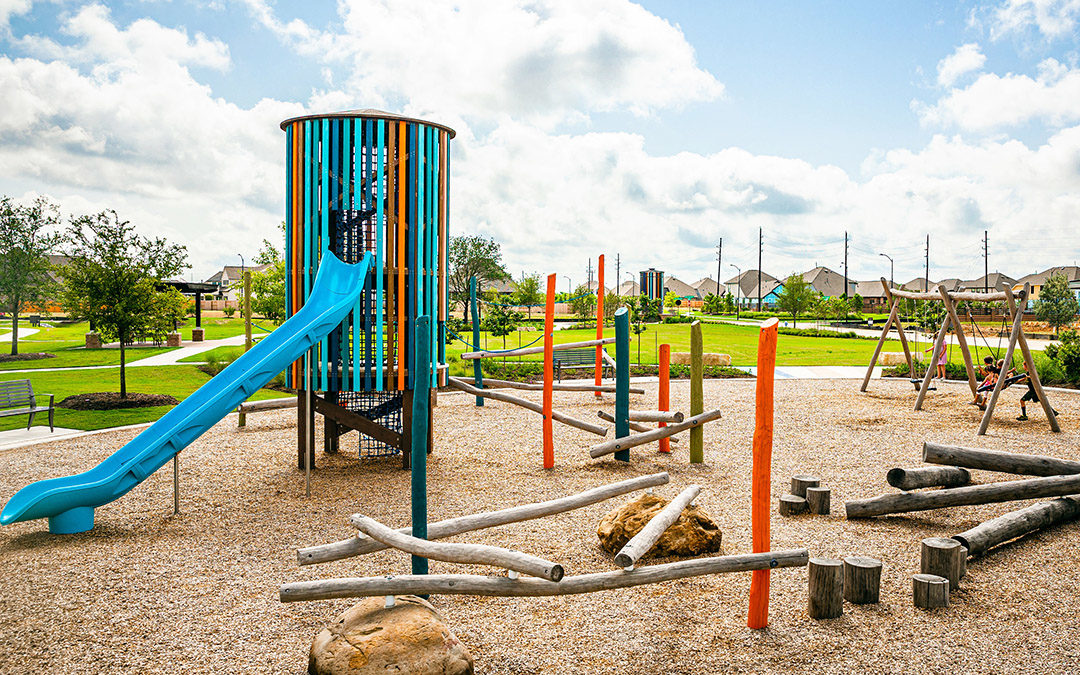 texas playground tower log climber planned community