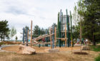 Denver Inspiration Point playground log tower scramble log jam