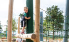 Inspiration Point Park playground log scramble