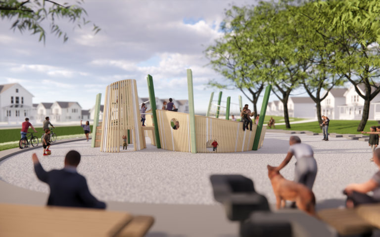 Daybreak Village Utah playground design render