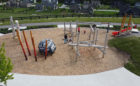 Meteor themed playground in Oro Medonte