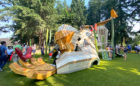 Hidden Creek Inclusive Accessible Playground with a Giant sculpture